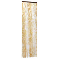 Produktbild för Insektsdraperi beige 56x185 cm chenille