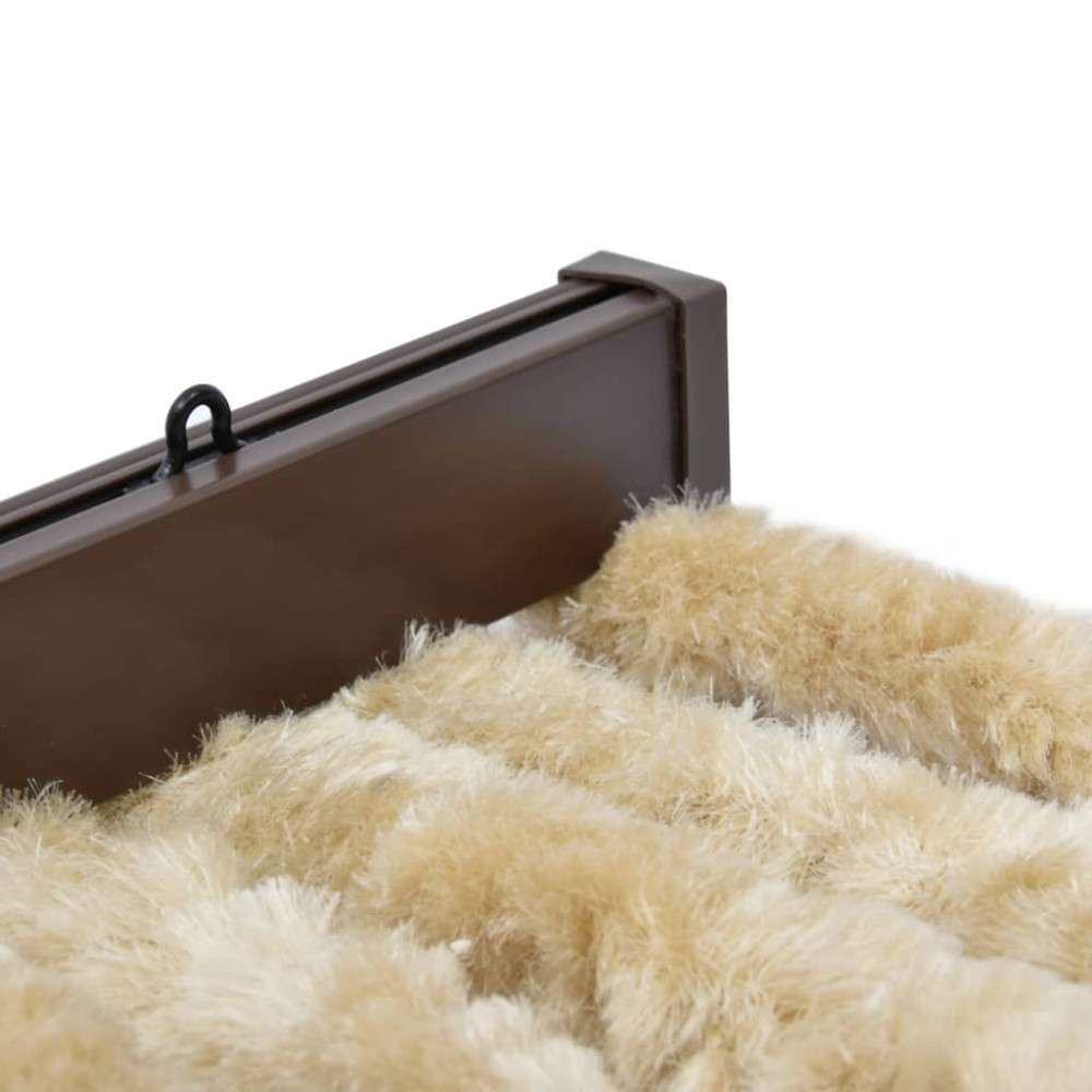 Produktbild för Insektsdraperi beige 56x185 cm chenille