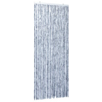 Produktbild för Insektsdraperi silver 90x220 cm chenille