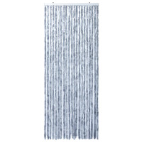 Produktbild för Insektsdraperi silver 90x220 cm chenille