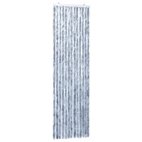 Produktbild för Insektsdraperi silver 56x185 cm chenille