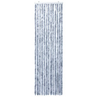 Produktbild för Insektsdraperi silver 56x185 cm chenille