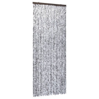 Produktbild för Insektsdraperi brun och beige 90x220 cm chenille