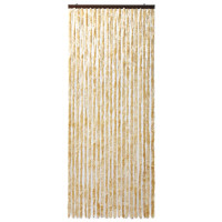Produktbild för Insektsdraperi beige 90x220 cm chenille