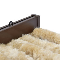 Produktbild för Insektsdraperi beige 90x220 cm chenille