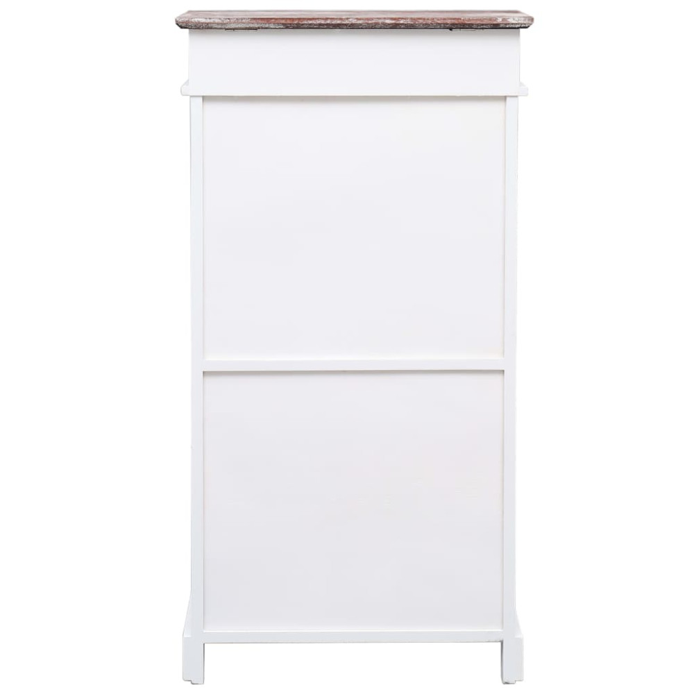 Produktbild för Skoskåp brun 50x28x98 cm kejsarträ