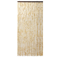 Produktbild för Insektsdraperi beige 100x220 cm chenille