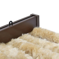 Produktbild för Insektsdraperi beige 100x220 cm chenille