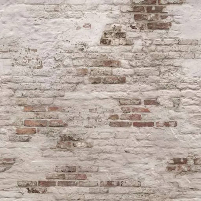 Produktbild för DUTCH WALLCOVERINGS Fototapet Old Brick Wall beige och brun