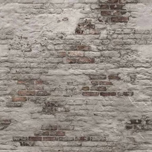 DUTCH WALLCOVERINGS DUTCH WALLCOVERINGS Fototapet Old Brick Wall grå