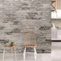 Produktbild för DUTCH WALLCOVERINGS Fototapet Old Brick Wall grå