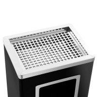Produktbild för Askfat/soptunna 45 L stål svart