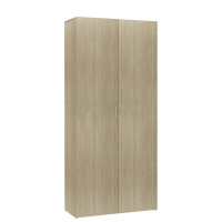Produktbild för Skoskåp sonoma-ek 80x35,5x180 cm konstruerat trä