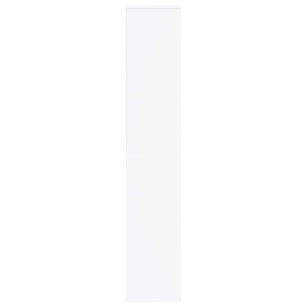Produktbild för Skoskåp vit 54x34x183 cm konstruerat trä
