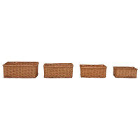 Miniatyr av produktbild för Korgar 4 st brun pil
