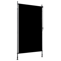 Produktbild för Rullgardin utomhus 120x270 cm antracit