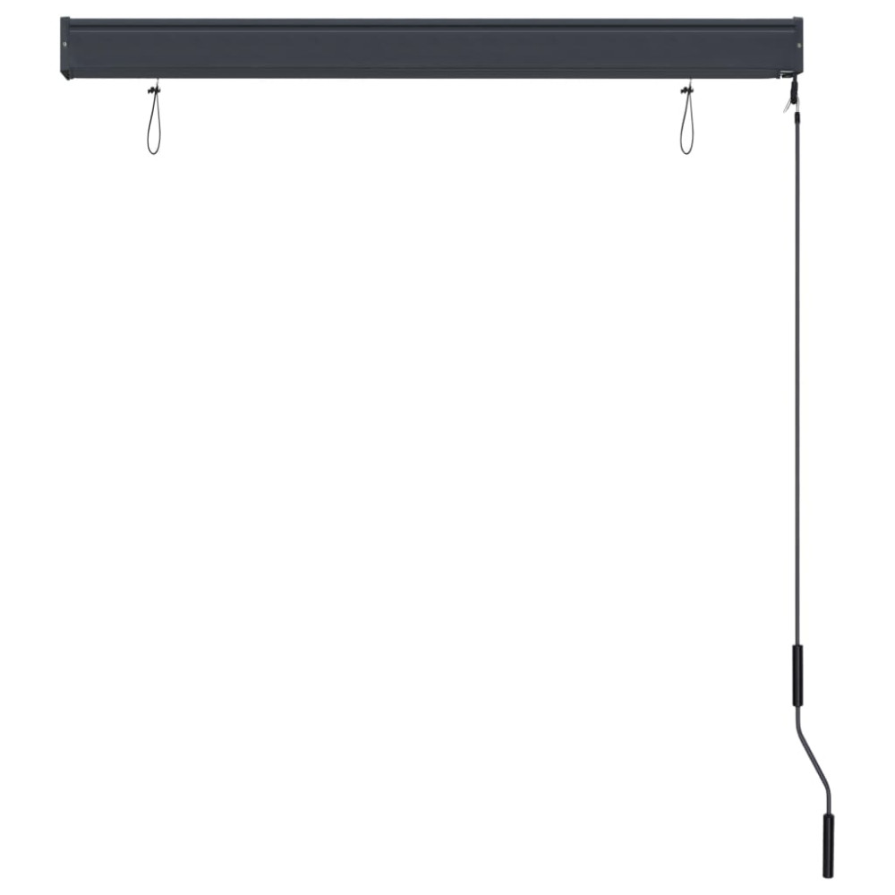 Produktbild för Rullgardin utomhus 120x250 cm gul och blå