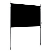 Produktbild för Rullgardin utomhus 200x270 cm antracit