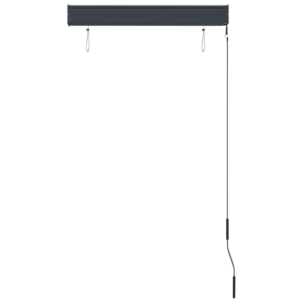 Produktbild för Rullgardin utomhus 80x250 cm gul och blå