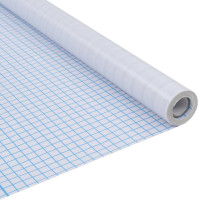 Produktbild för Fönsterfilm frostad randig design 0,9x100 m PVC
