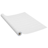 Produktbild för Dekorplast vitt trä 500x90 cm PVC