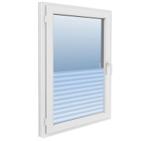Produktbild för Fönsterfilm frostad randig design 0,9x50 m PVC