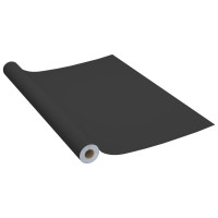 Produktbild för Dekorplast svart 500x90 cm PVC