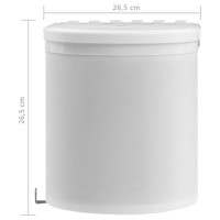 Produktbild för Inbyggd sophink plast 8 L