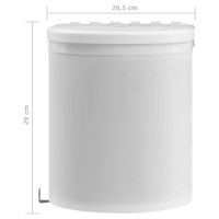Produktbild för Inbyggd sophink plast 12 L