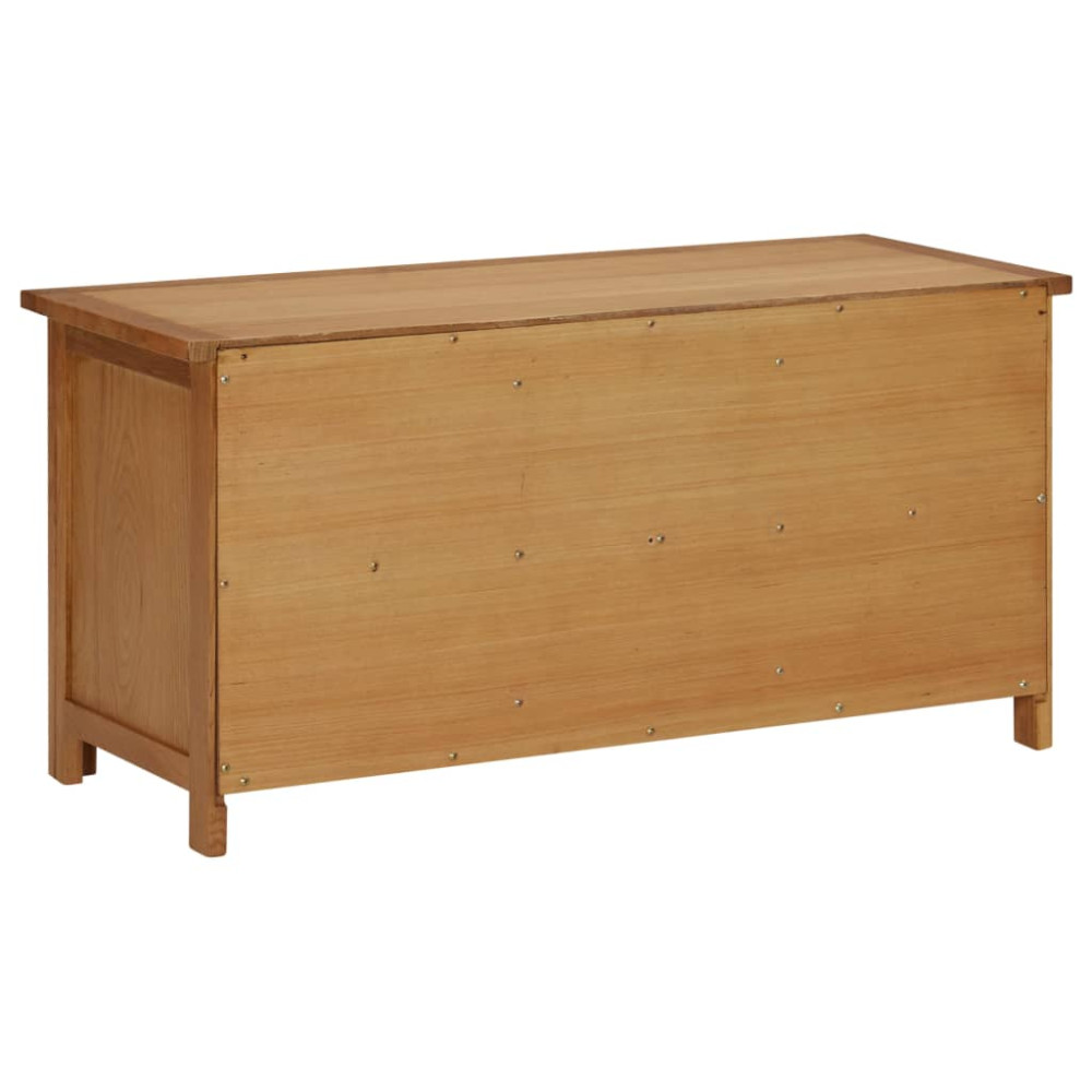Produktbild för Skohylla 90x37x45 cm massiv ek