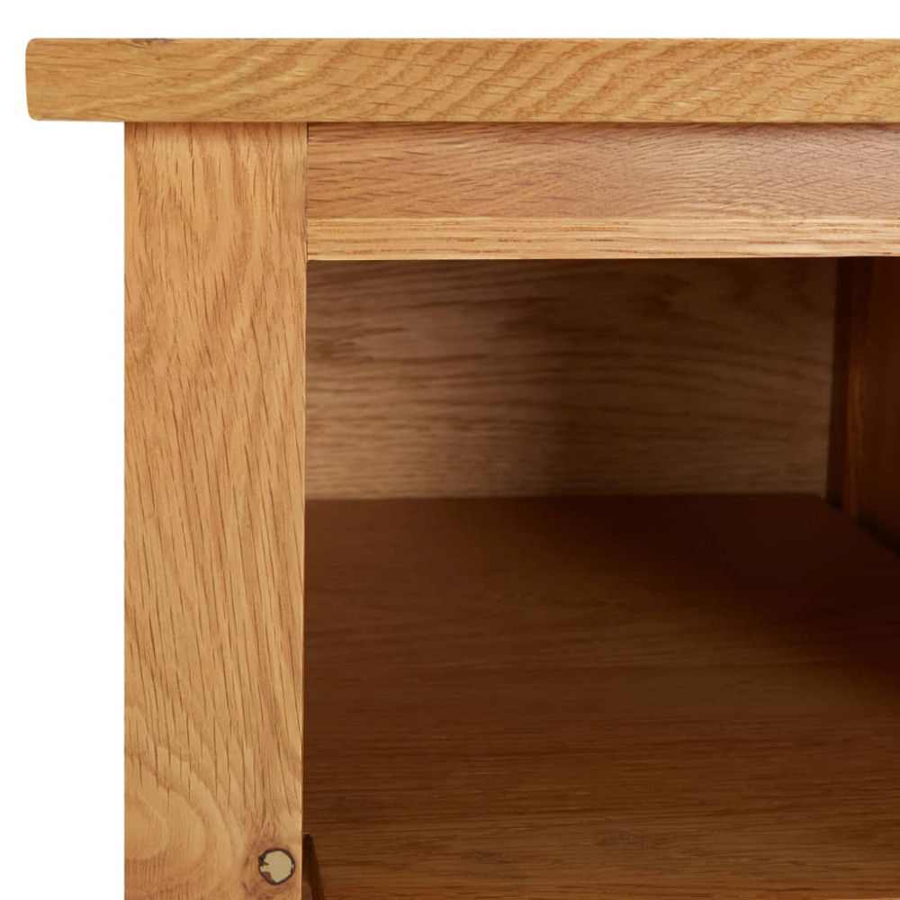 Produktbild för Skohylla 90x37x45 cm massiv ek