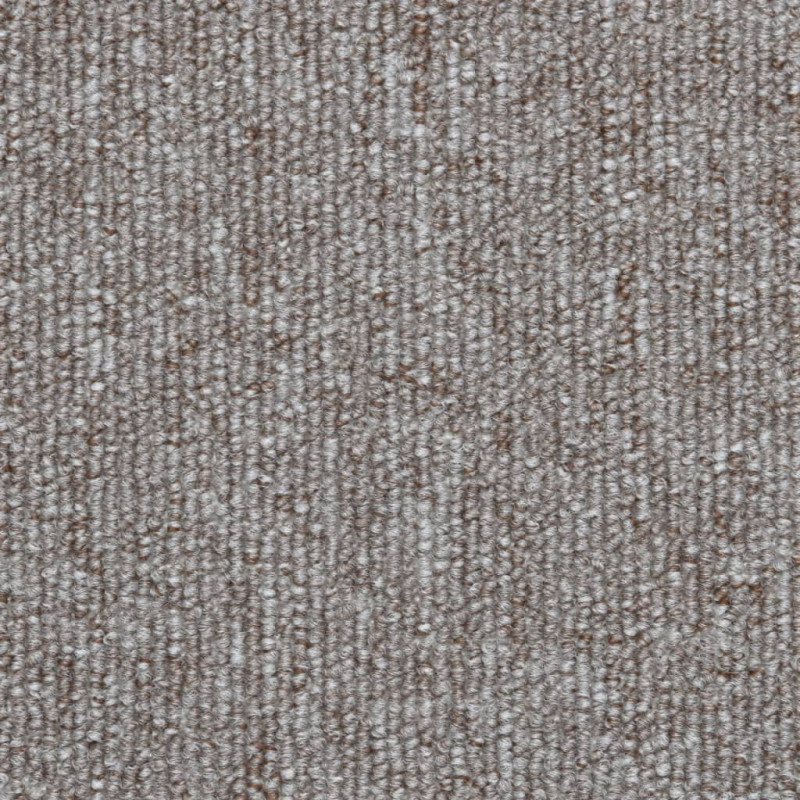 Produktbild för Trappstegsmattor 15 st ljusbrun 56x17x3 cm