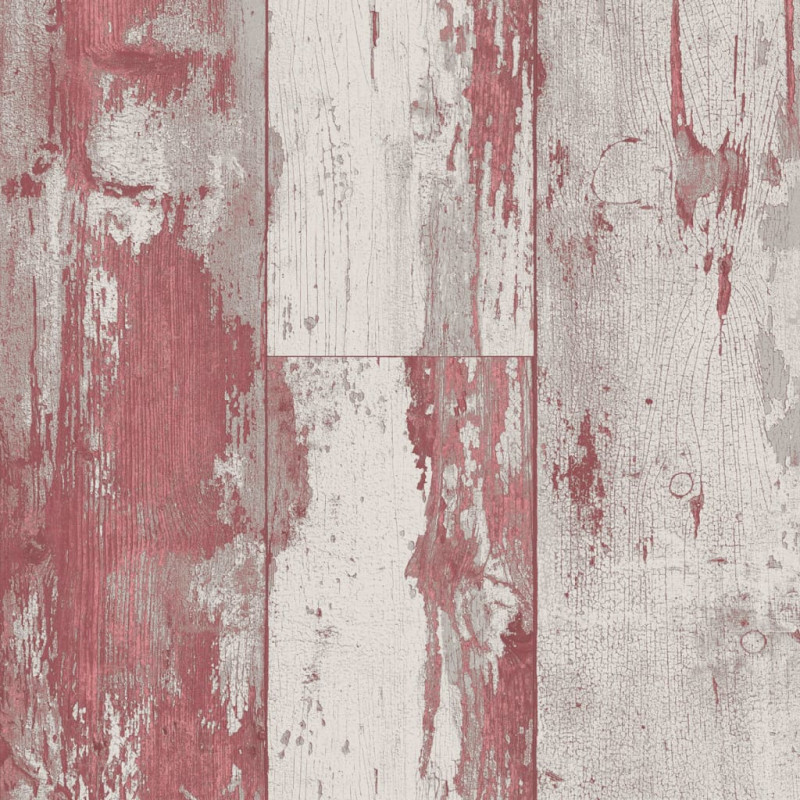 Produktbild för DUTCH WALLCOVERINGS Tapet trä röd och beige