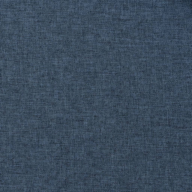 Produktbild för Mörkläggningsgardin med öljetter linnelook 2 st blå 140x245cm