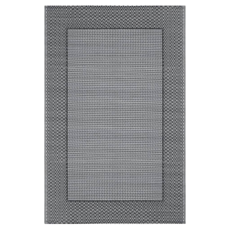 Produktbild för Utomhusmatta grå 120x180 cm PP