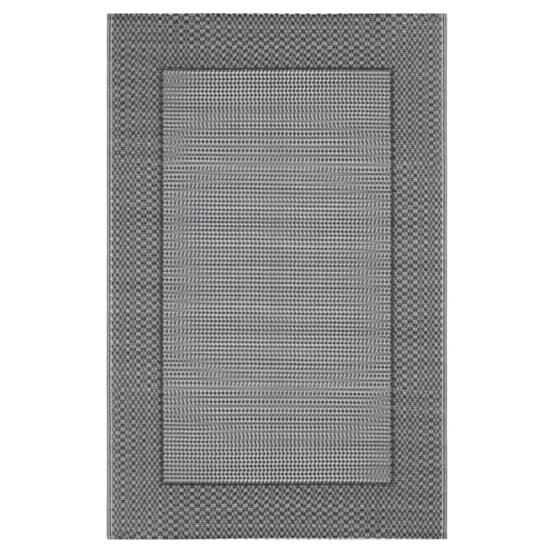 Produktbild för Utomhusmatta grå 160x230 cm PP