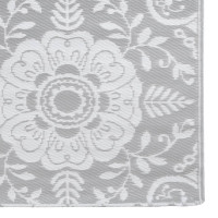 Produktbild för Utomhusmatta ljusgrå 120x180 cm PP