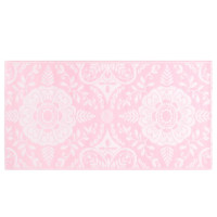 Miniatyr av produktbild för Utomhusmatta rosa 160x230 cm PP