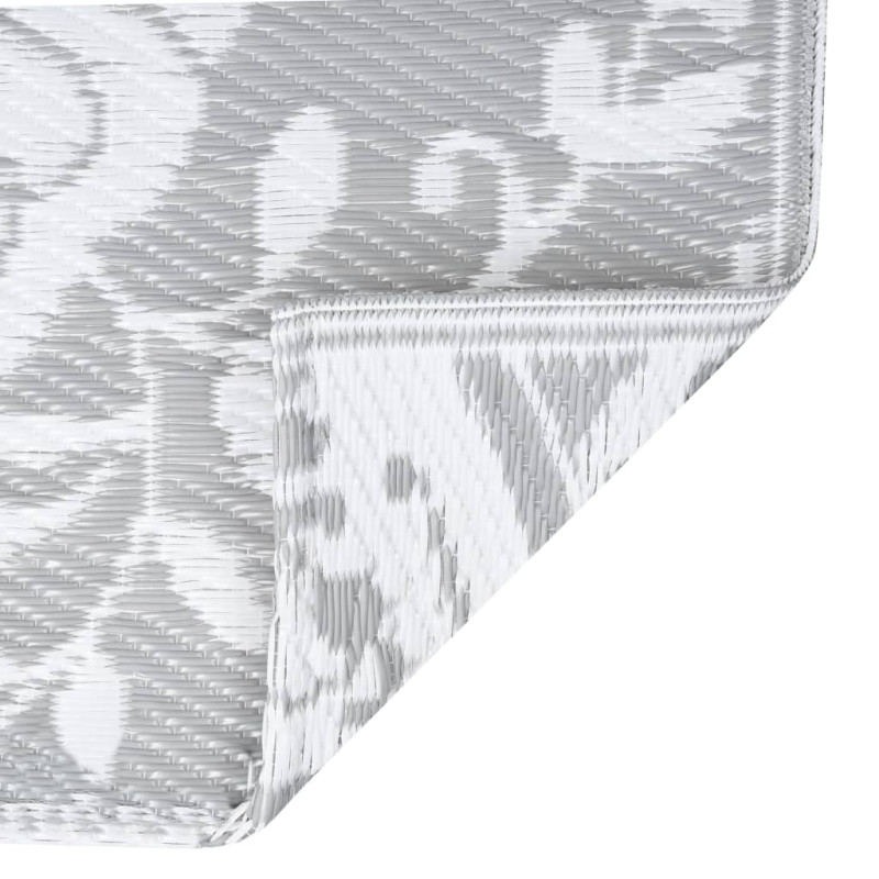 Produktbild för Utomhusmatta ljusgrå 190x290 cm PP
