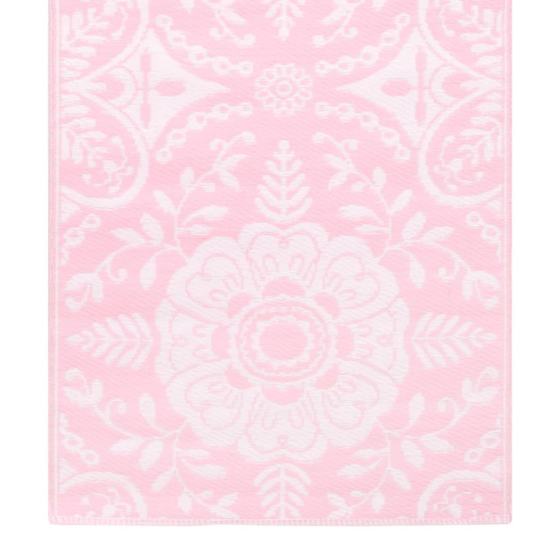 Produktbild för Utomhusmatta rosa 190x290 cm PP
