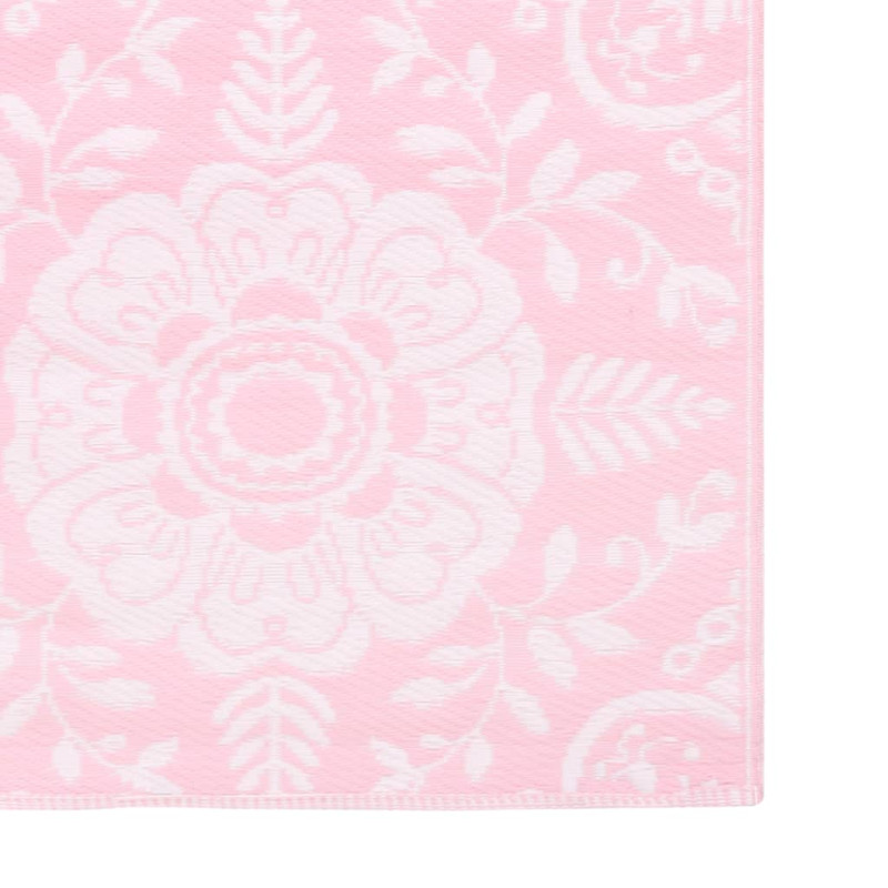 Produktbild för Utomhusmatta rosa 190x290 cm PP