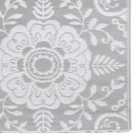 Produktbild för Utomhusmatta ljusgrå 160x230 cm PP