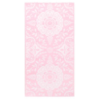Produktbild för Utomhusmatta rosa 120x180 cm PP