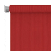 Produktbild för Rullgardin utomhus 160x230 cm röd HDPE