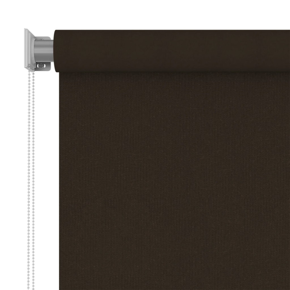 Produktbild för Rullgardin utomhus 165 (B) x 230 (H) cm brun HDPE