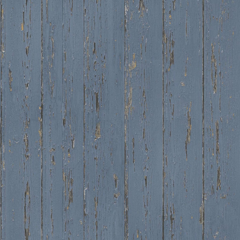 Produktbild för Homestyle Tapet Old Wood blå