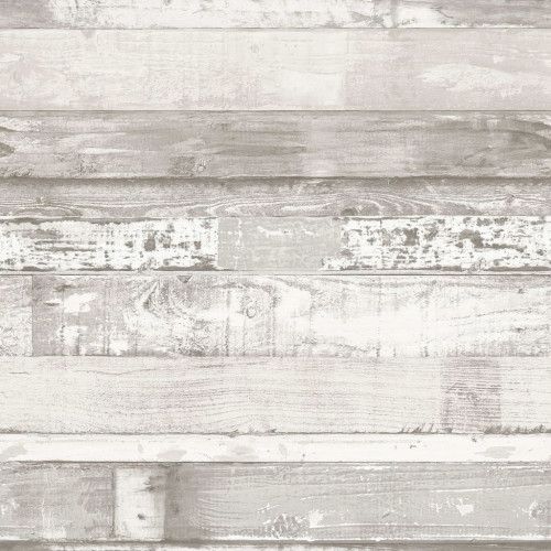 Noordwand Homestyle Tapet Wood benvit och grå