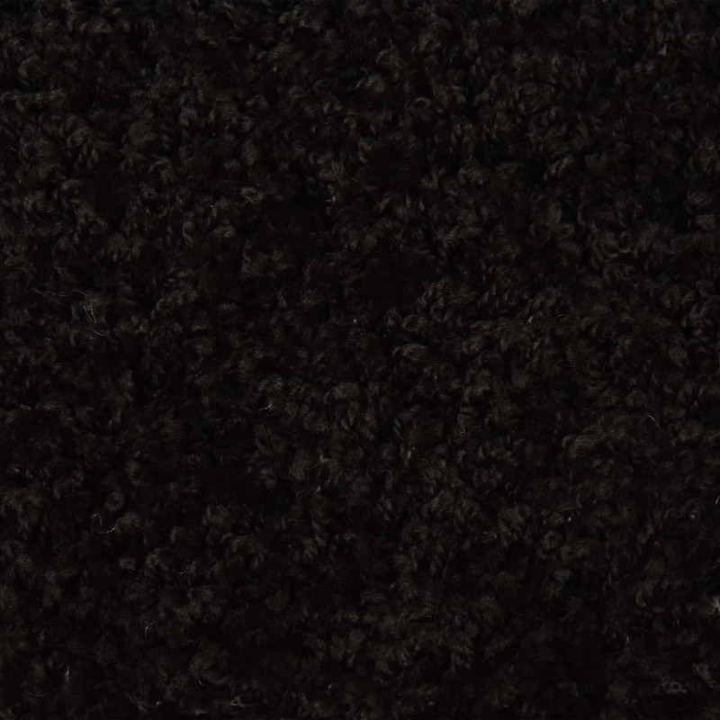 Produktbild för Trappstegsmattor 10 st 65x21x4 cm svart
