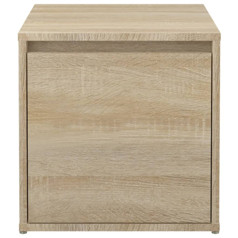 Produktbild för Låda sonoma-ek 40,5x40x40 cm konstruerat trä