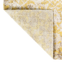 Miniatyr av produktbild för Utomhusmatta plattvävd 115x170 cm gul
